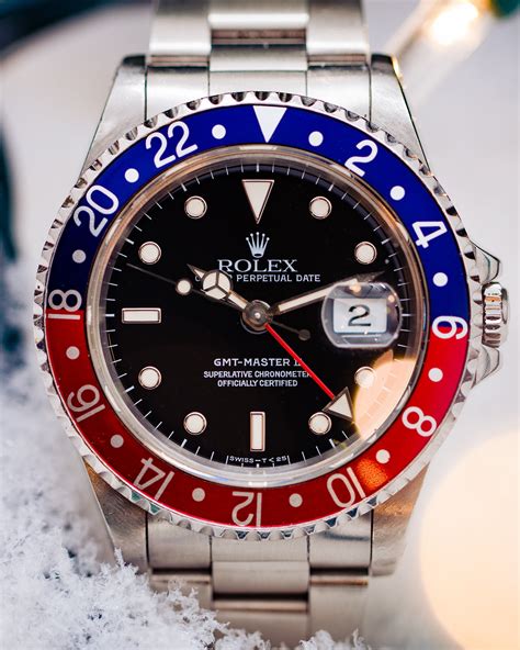 rolex pepsi blaues zifferblatt|rolex pepsi model 16710.